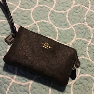 Coach zip wallet